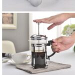 French Press Coffee Maker | Heat-Resistant Borosilicate Glass Brewer - Image 2