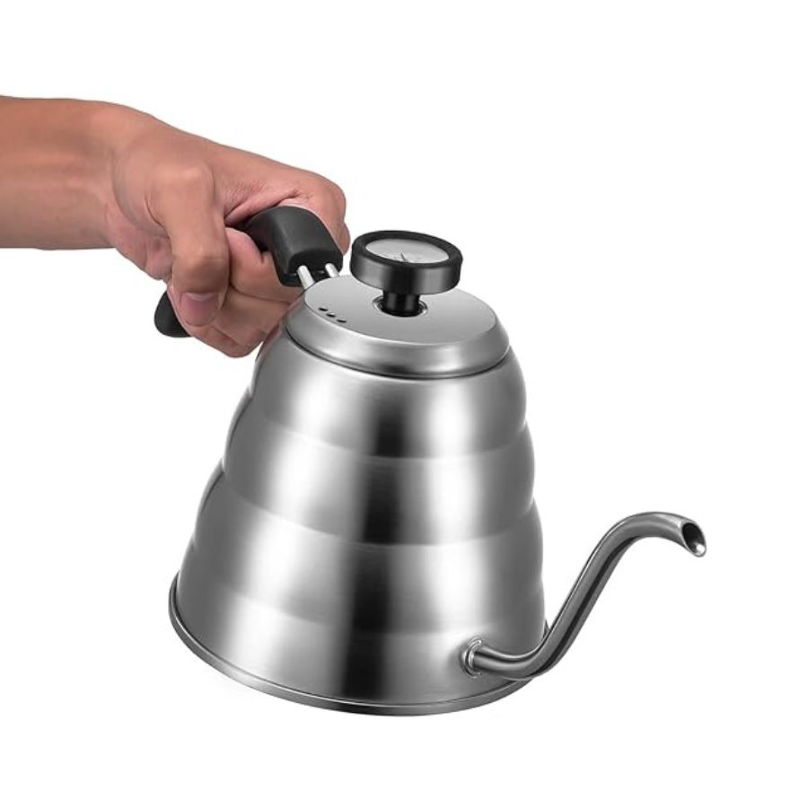 Stainless-Steel-Pour-Over-Coffee-Kettle-900-ml.jpg Stainless Steel Pour Over Coffee Kettle - 900 ml - Image 1